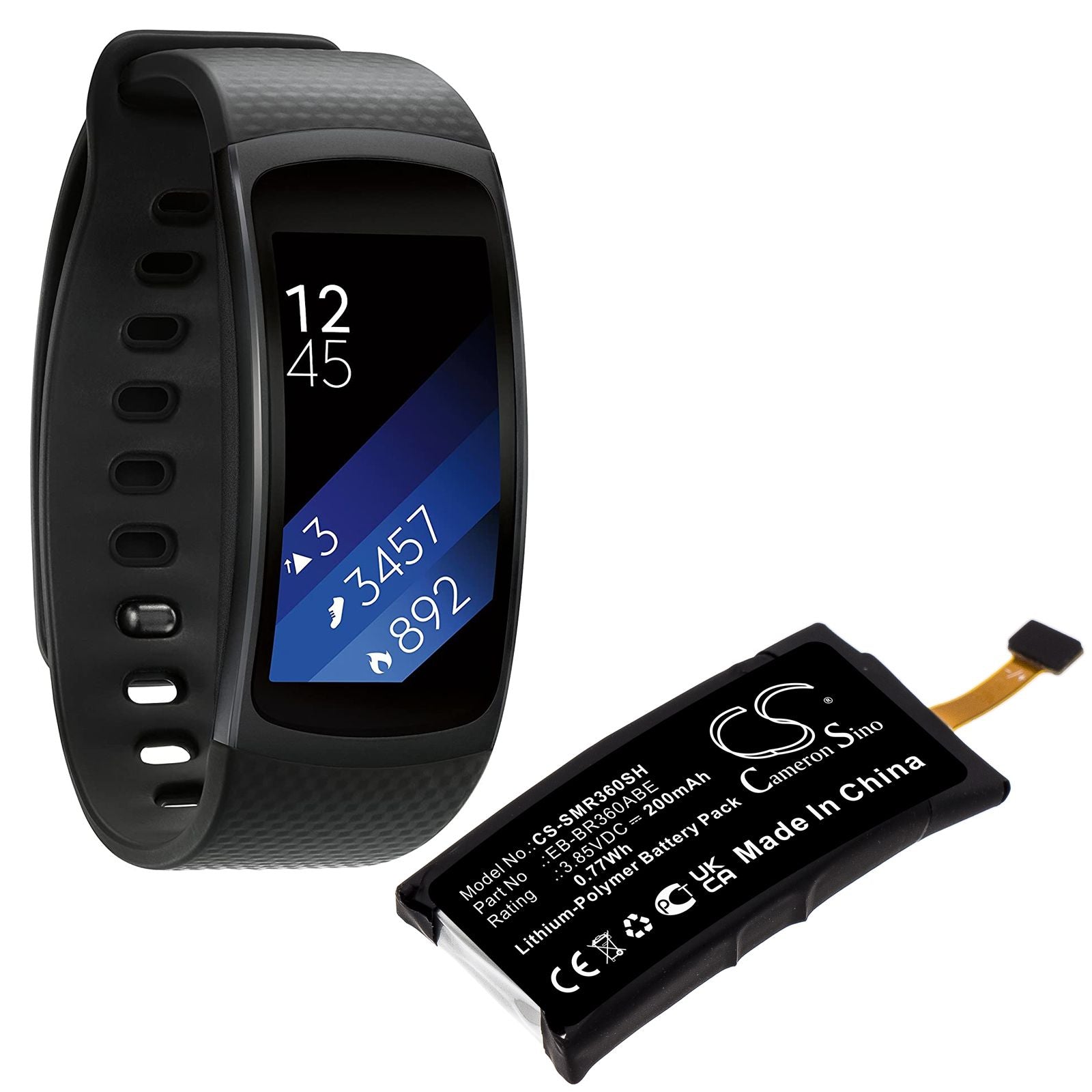 Li-Polymer Battery fits Samsung, Gear Fit 2, Sm-r360 3.85V, 200mAh Home Electronics Cameron Sino Technology Limited