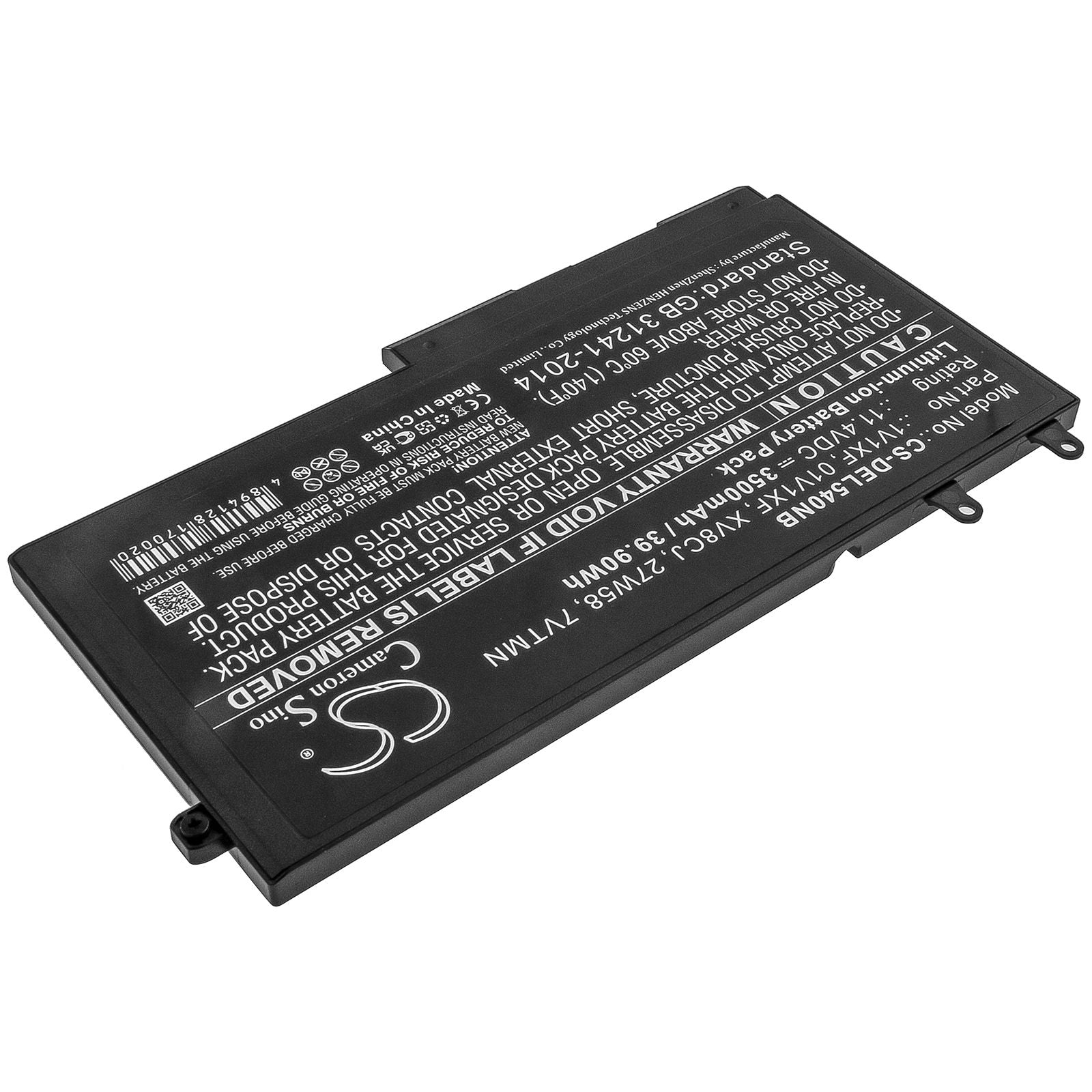 Li-Polymer Battery fits Dell, Inspiron 7591 2-in-1, Latitude 5400, Latitude 5400 Chromebook 11.4V, 3500mAh Notebook & Laptop Cameron Sino Technology Limited