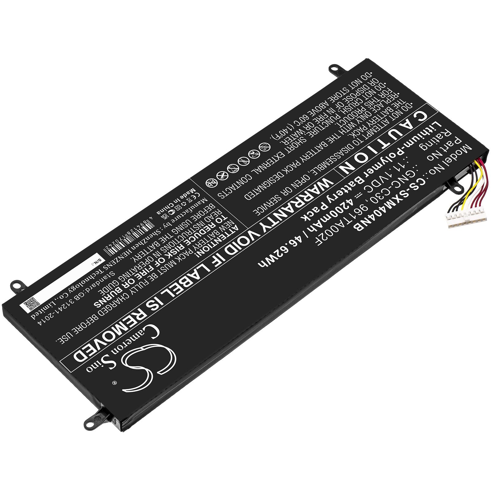 Li-ion Battery fits Gigabyte, P34g V1, P34g V2, P34g-cf1 11.1V, 4200mAh Notebook & Laptop Cameron Sino Technology Limited