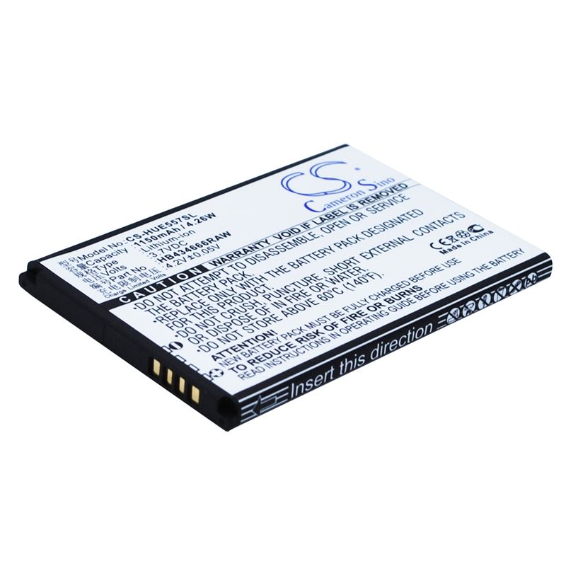Li-ion Battery fits Huawei, E5573, E5573s, E5573s-32 3.7V, 1150mAh Hotspot Cameron Sino Technology Limited