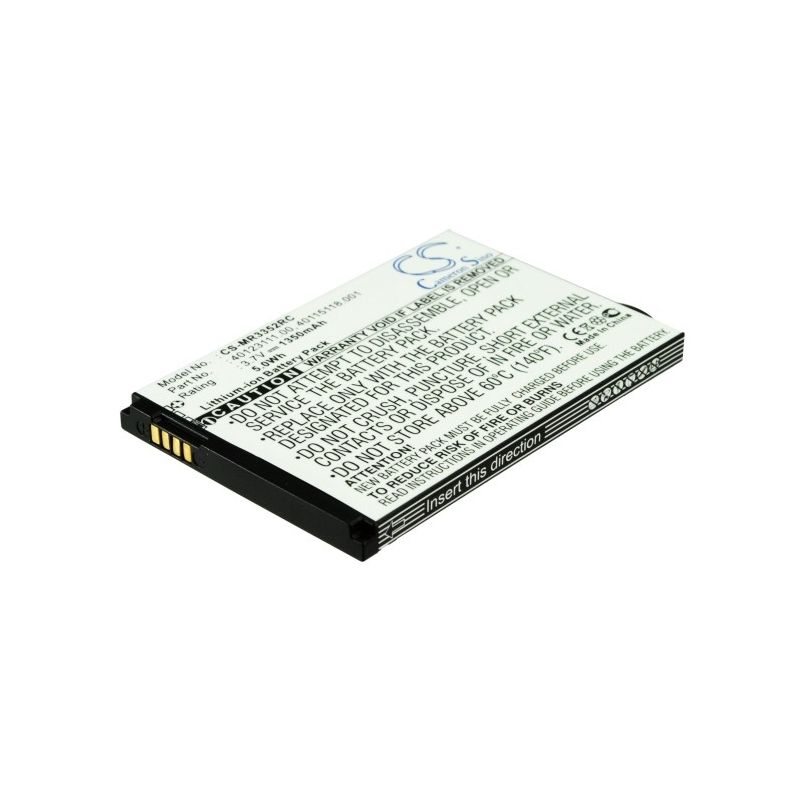 Li-ion Battery fits Novatel Wireless, Mifi 3352, Mifi 4082, Mifi 4082 4g 3.7V, 1350mAh Hotspot Cameron Sino Technology Limited
