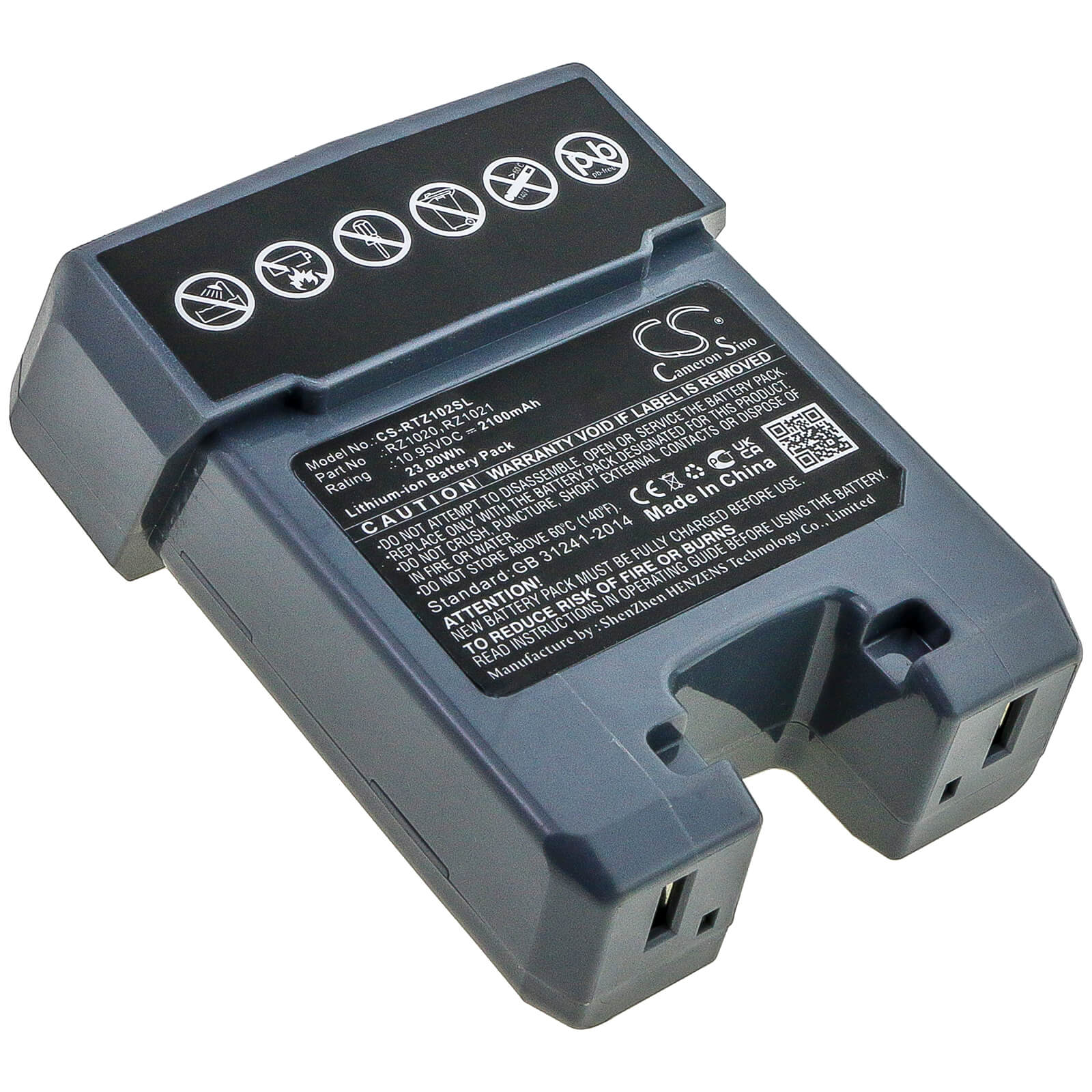 Li-ion Battery fits Razor, Turbo A, Turbo Jetts 10.95V, 2100mAh Electric Scooter Cameron Sino Technology Limited