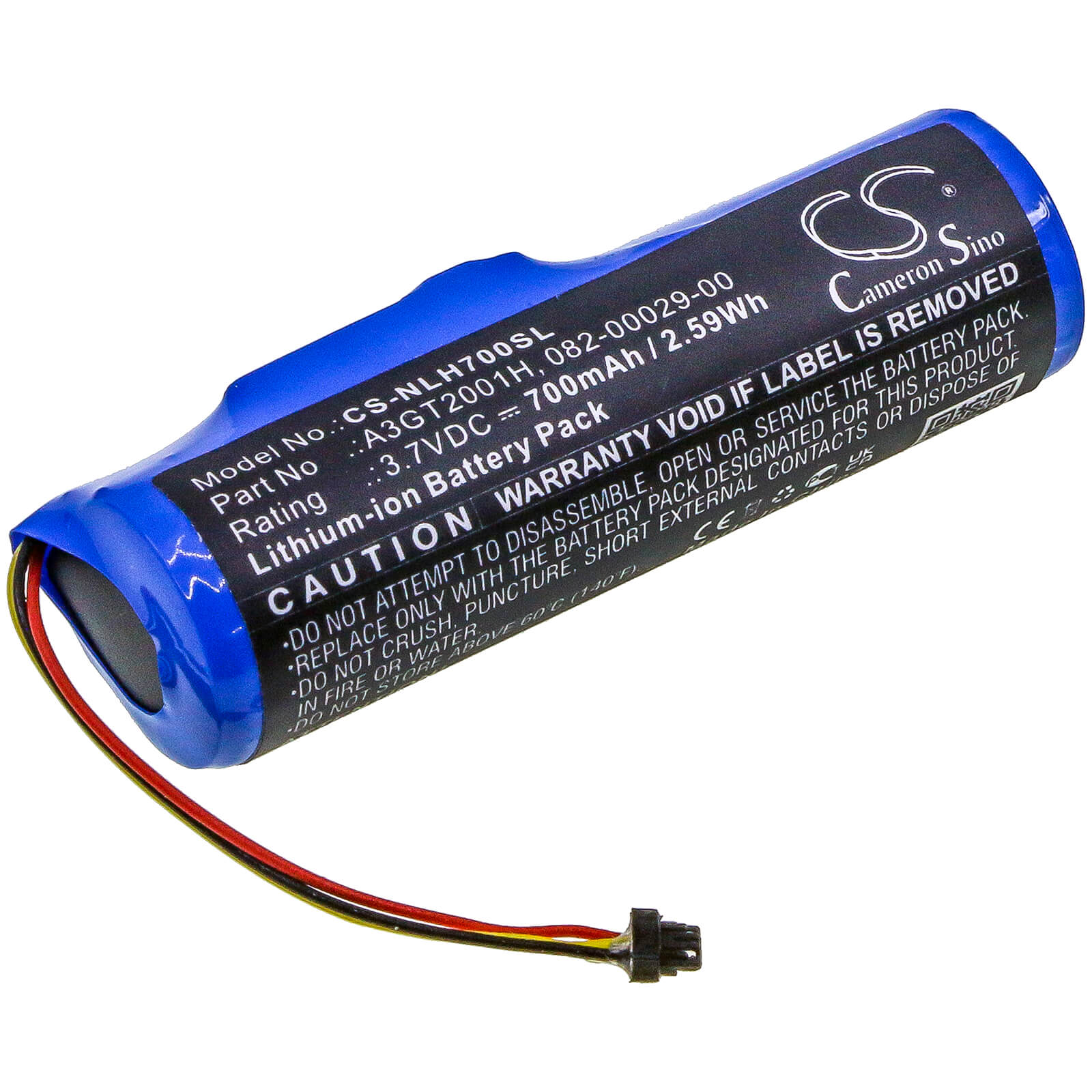 Li-ion Battery fits Nest, A0078, Connect, H17 3.7V, 700mAh Smart Home Cameron Sino Technology Limited