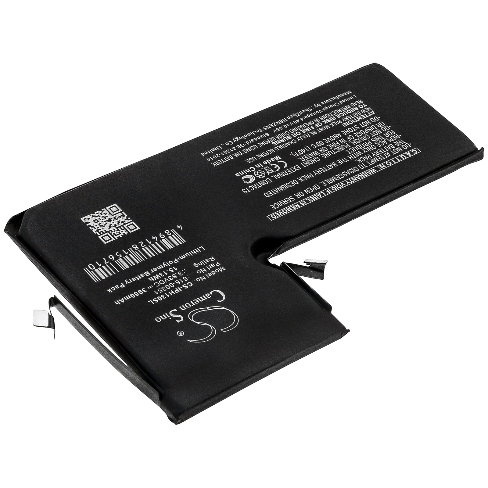 Li-Polymer Battery fits Apple, A2161, A2218 3.83V, 3950mAh Mobile & SmartPhone Cameron Sino Technology Limited