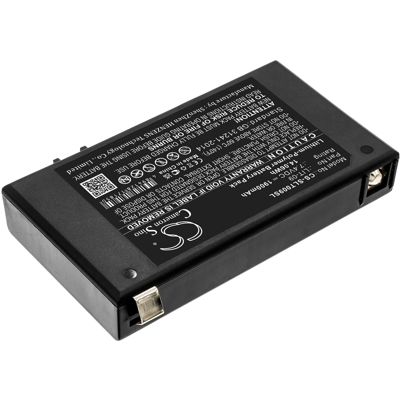 Li-Polymer Battery fits Spypoint, Bloc Pile, Link-s-dark 7.4V, 1900mAh / 14.06Wh Camera Cameron Sino Technology Limited