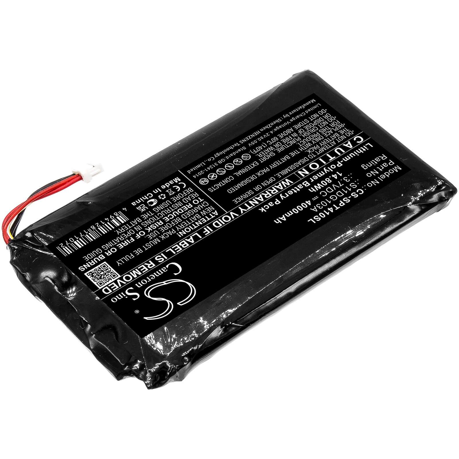 Li-Polymer Battery fits Spectra Precision, T41 3.7V, 4000mAh / 14.80Wh Equipment & Survey & Test Cameron Sino Technology Limited