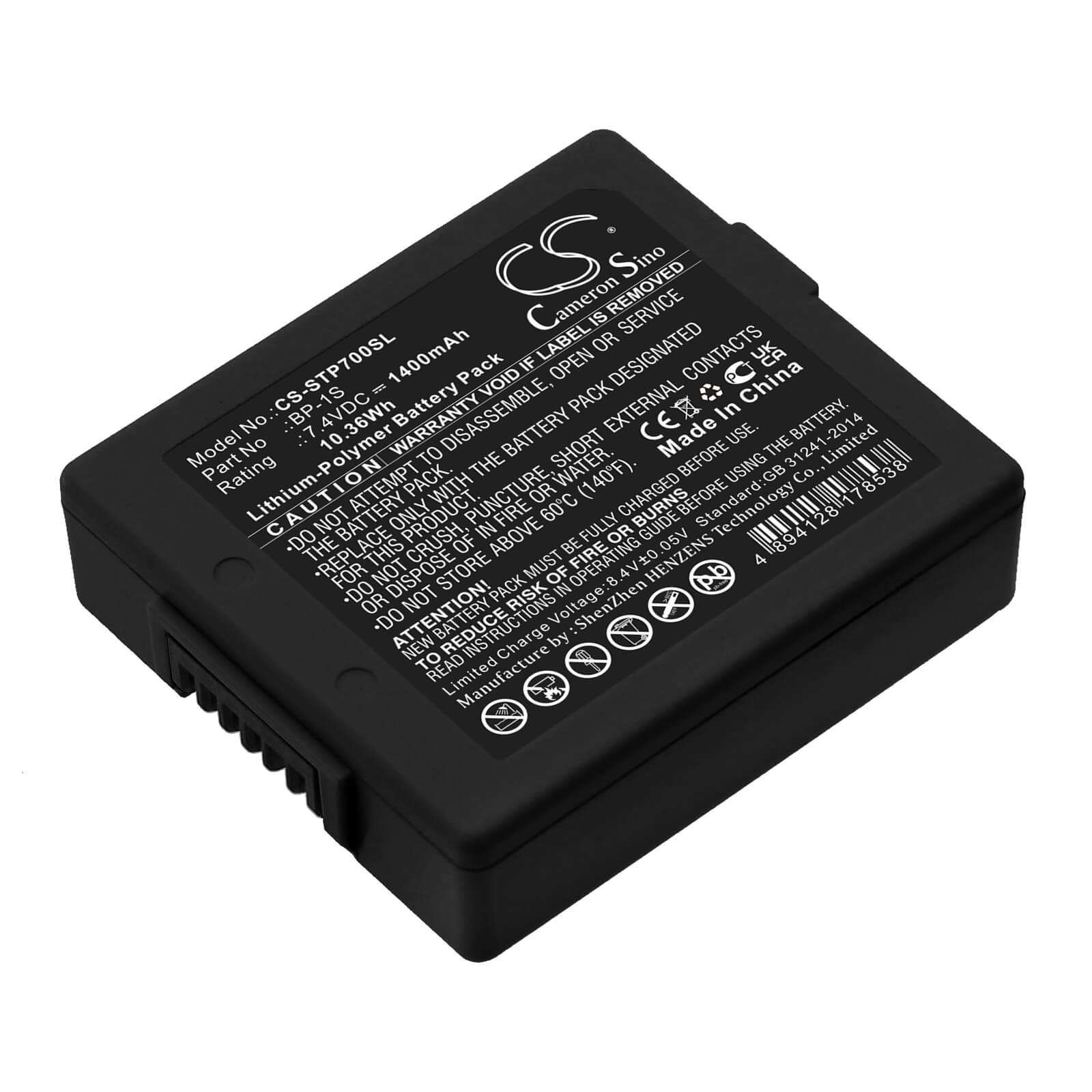 Li-Polymer Battery fits Stonex, P7 Controller, S3 7.4V, 1400mAh / 10.36Wh Equipment & Survey & Test Cameron Sino Technology Limited