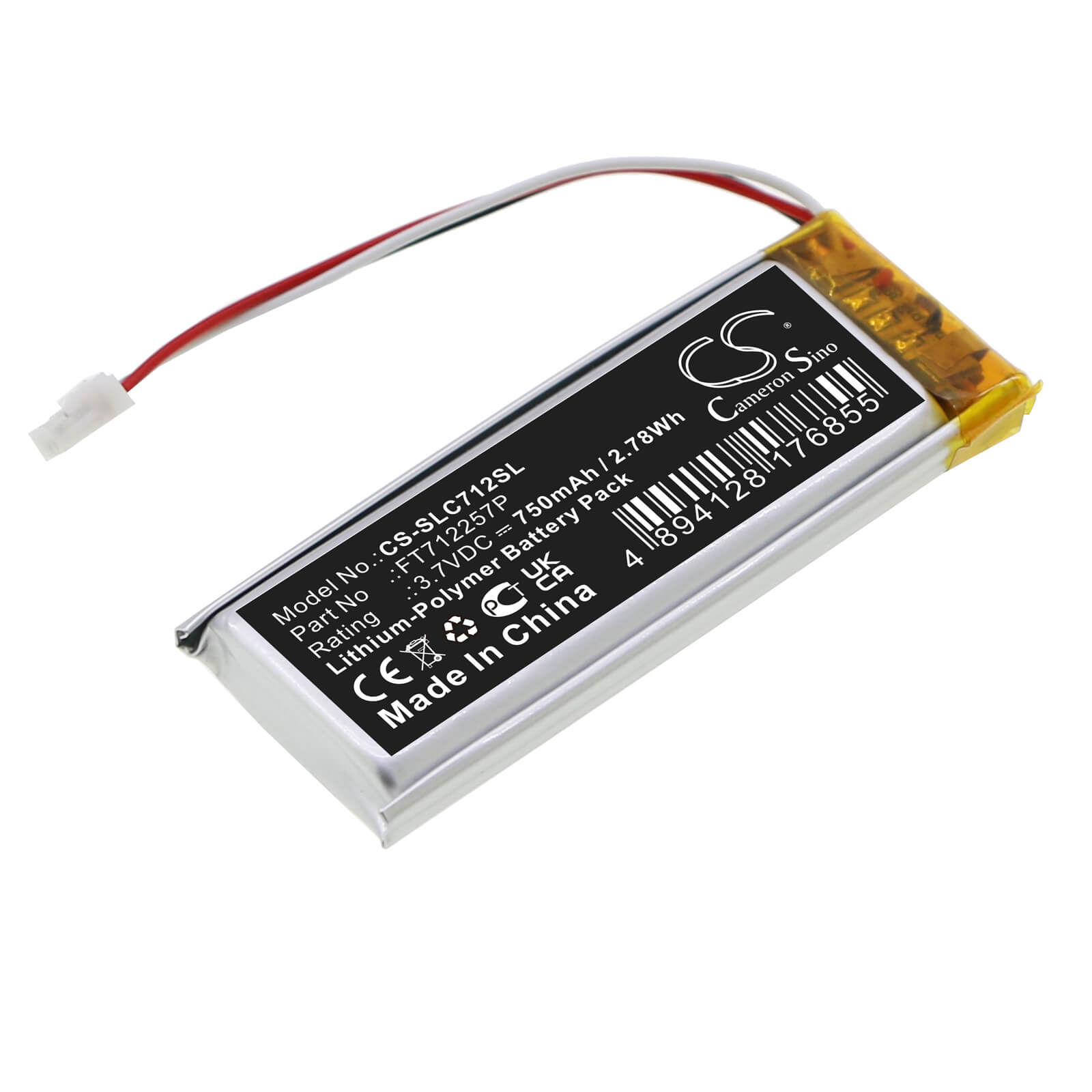Li-Polymer Battery fits Steelseries, Nimbus Controller, Stratus Duo 3.7V, 750mAh / 2.78Wh Game Console Cameron Sino Technology Limited