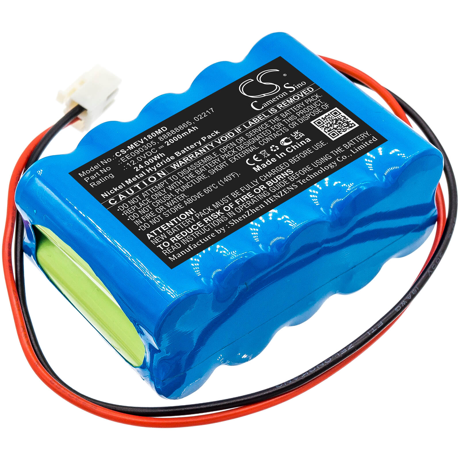 Ni-MH Battery fits Medela, Vario 0777,1728, Vario 18 12.0V, 2000mAh / 24.00Wh Medical Cameron Sino Technology Limited