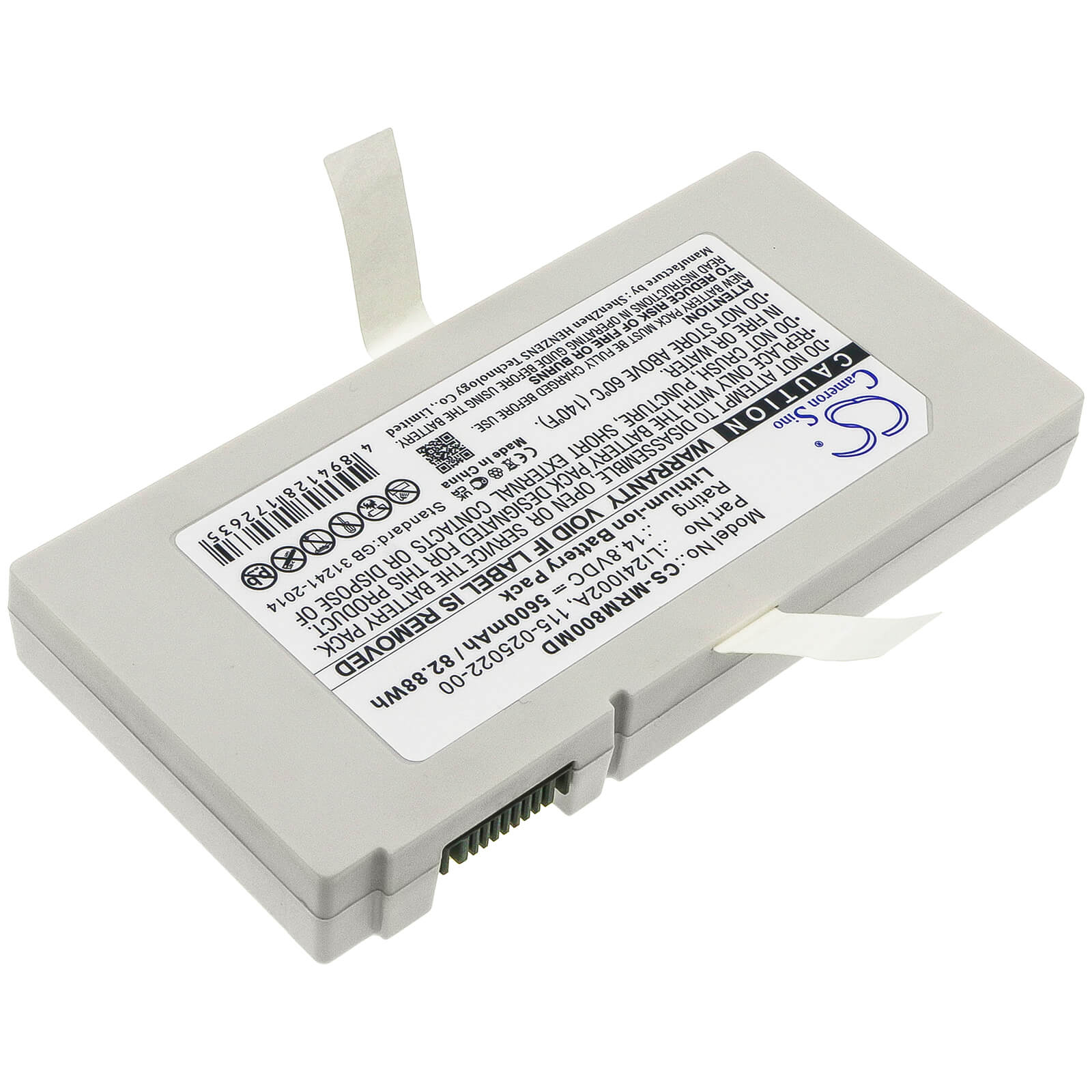 Li-ion Battery fits Mindray, M8, M9 14.8V, 5600mAh / 82.88Wh Medical Cameron Sino Technology Limited