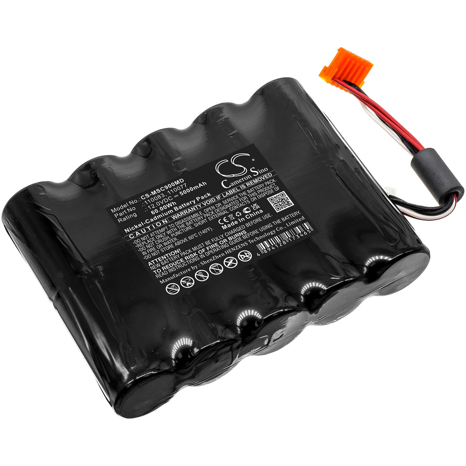 Ni-CD Battery fits Siemens, Monitor Sc7000, Monitor Sc9000 12.0V, 5000mAh / 60.00Wh Medical Cameron Sino Technology Limited