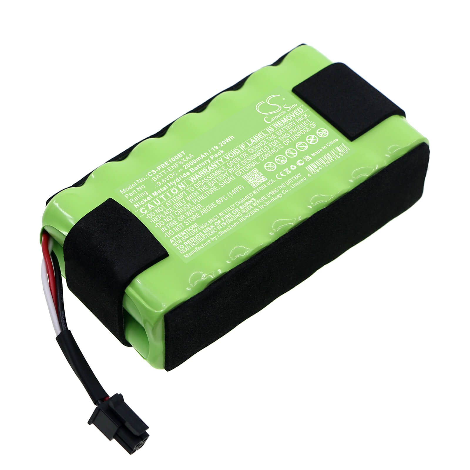 Ni-MH Battery fits Stryker, Irrigation Ahto, Irrigation Pump Ahto 16.8V, 2000mAh / 33.60Wh Medical Cameron Sino Technology Limited