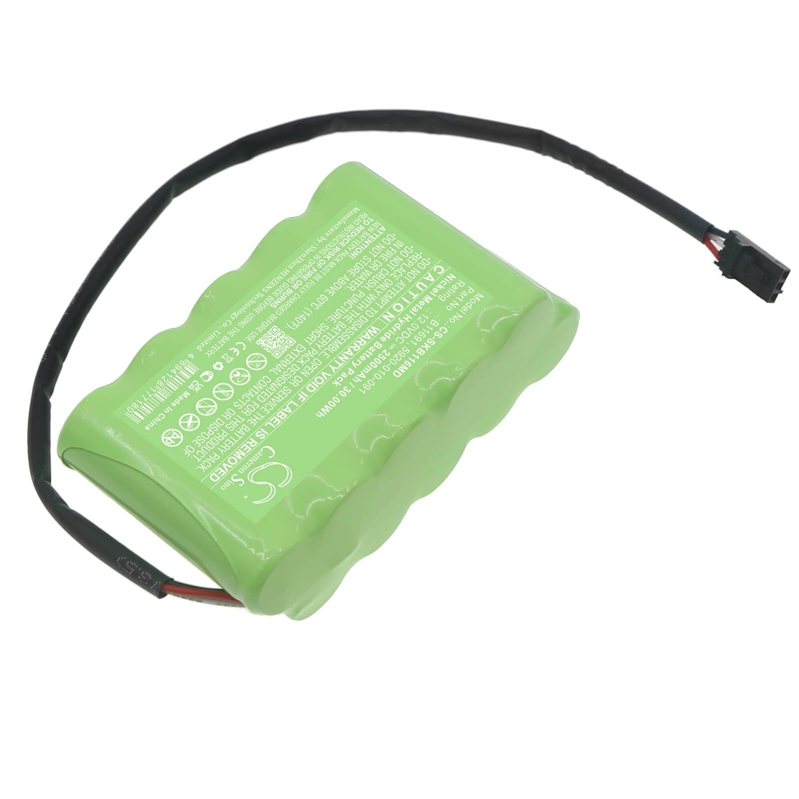 Ni-MH Battery fits Stryker, 0axinst10, 0axstgx10 12.0V, 2500mAh / 30.00Wh Medical Cameron Sino Technology Limited