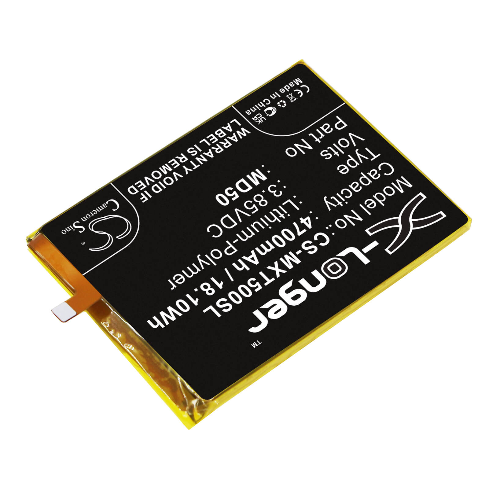 Li-Polymer Battery fits Motorola, Moto G Stylus 5g 2021, Xt2131 3.85V, 4700mAh / 18.10Wh Mobile & SmartPhone Cameron Sino Technology Limited