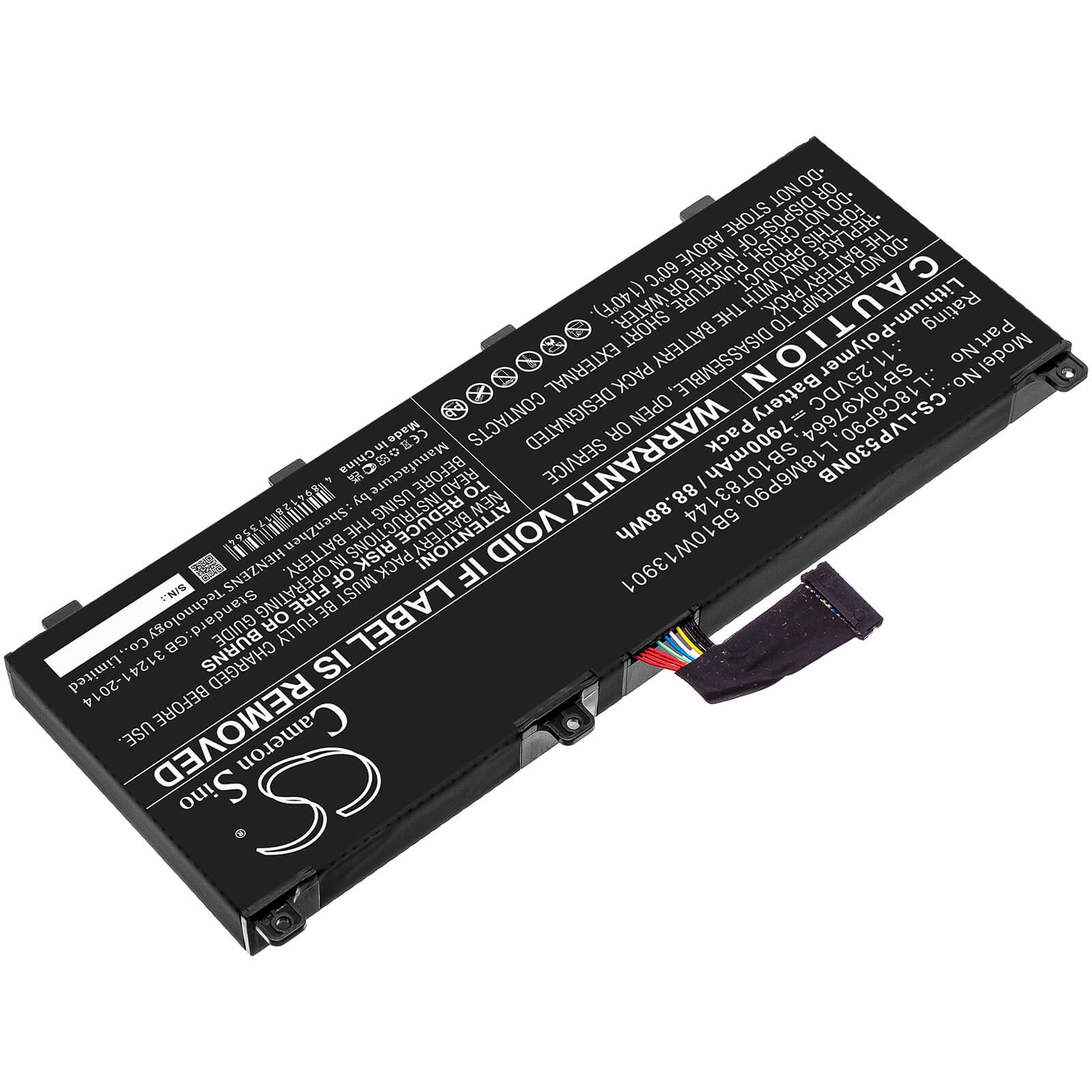 Li-Polymer Battery fits Lenovo, Thinkpad P53, Thinkpad P53 20qna00tcd 11.25V, 7900mAh / 88.88Wh Notebook & Laptop Cameron Sino Technology Limited
