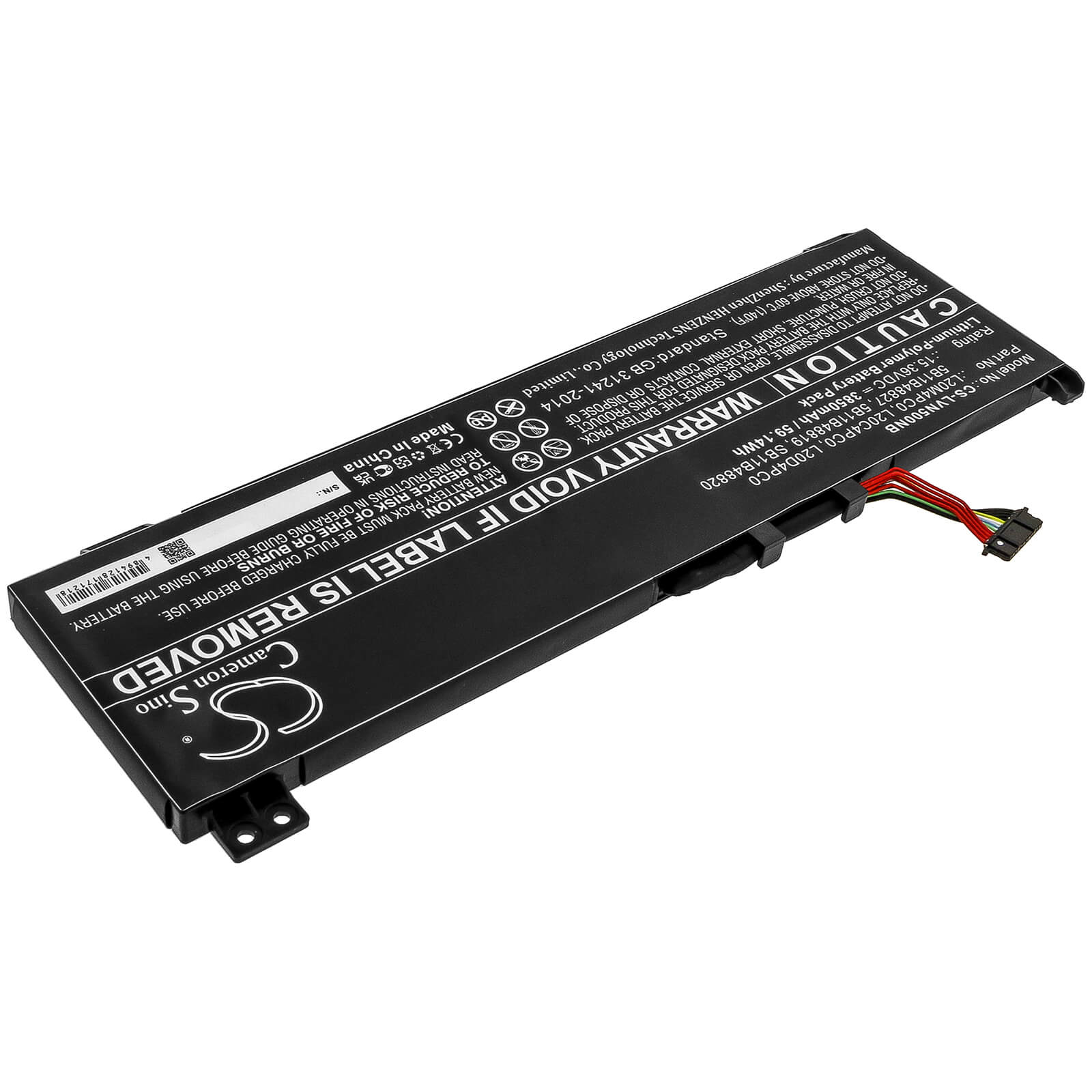 Li-Polymer Battery fits Lenovo, Ideapad Gaming 3-15ach6, Legion 5-15ach6 15.36V, 3850mAh / 59.14Wh Notebook & Laptop Cameron Sino Technology Limited