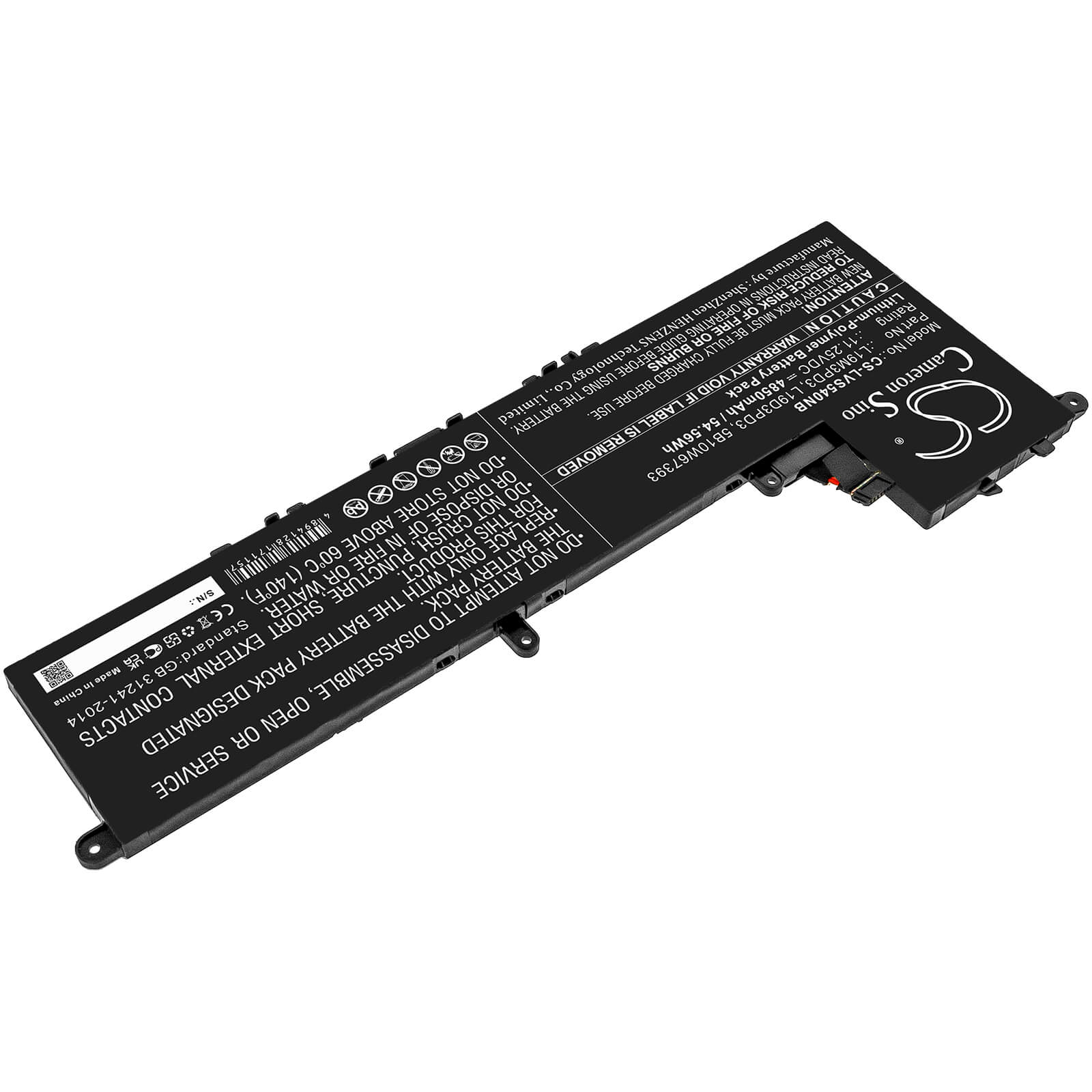 Li-Polymer Battery fits Lenovo, Ideapad S540 13are, Ideapad S540 13iml 11.25V, 4850mAh / 54.56Wh Notebook & Laptop Cameron Sino Technology Limited