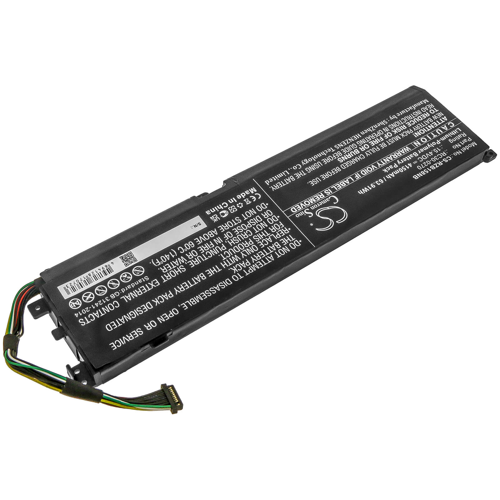 Li-Polymer Battery fits Razer, Blade 15 Base, Blade 15 Base 2018 Gtx 1660 Ti 15.4V, 4150mAh / 63.91Wh Notebook & Laptop Cameron Sino Technology Limited