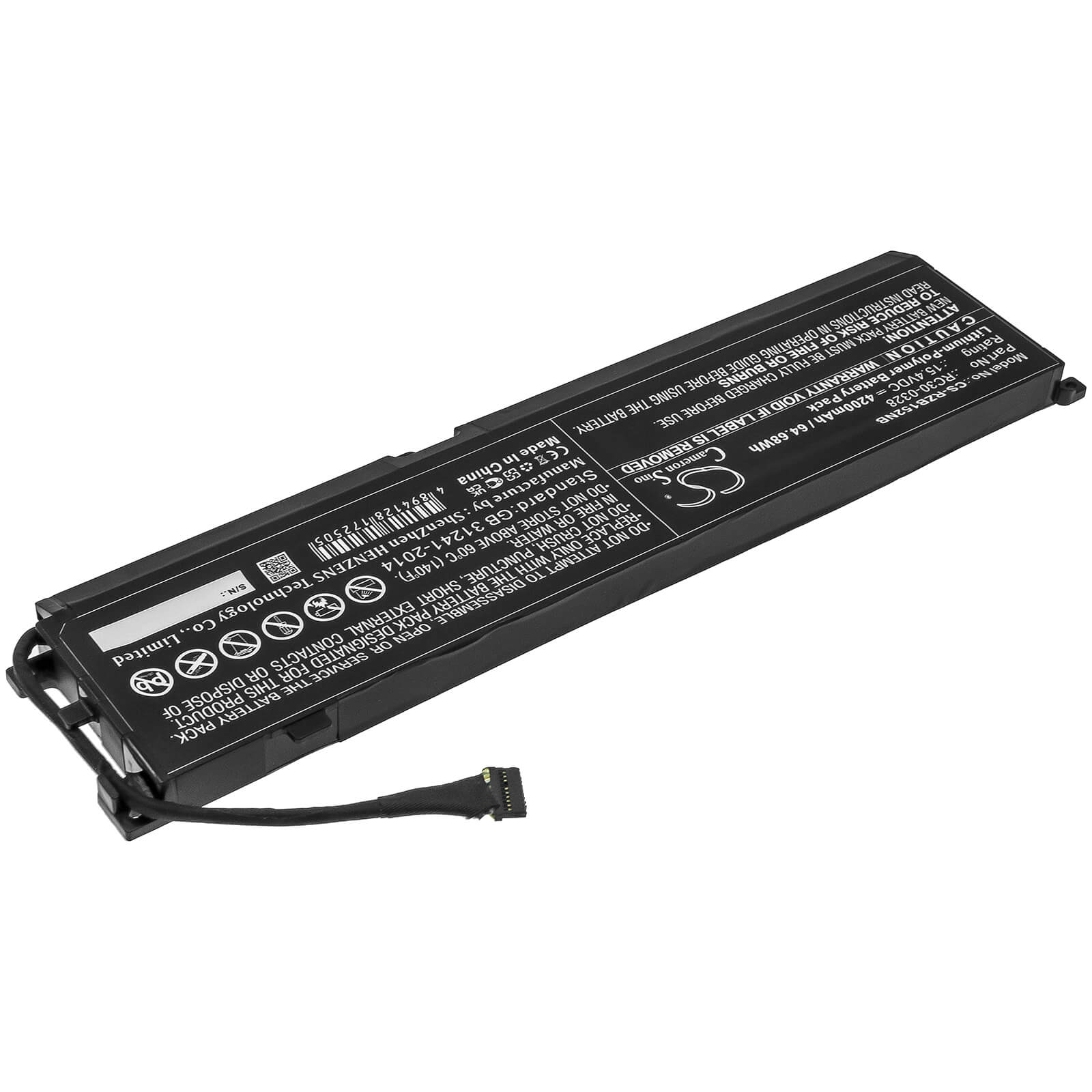 Li-Polymer Battery fits Razer, Blade 15 2020, Blade 15 2021 15.4V, 4200mAh / 64.68Wh Notebook & Laptop Cameron Sino Technology Limited