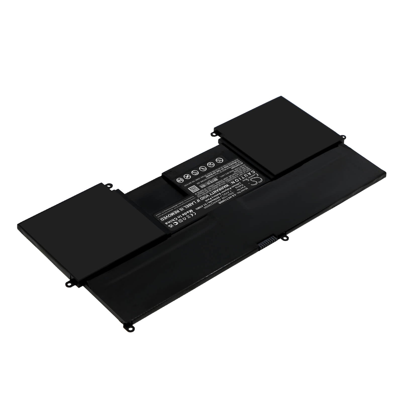 Li-Polymer Battery fits Vizio, Ct15, Ct15-a0 7.4V, 6950mAh / 51.43Wh Notebook & Laptop Cameron Sino Technology Limited