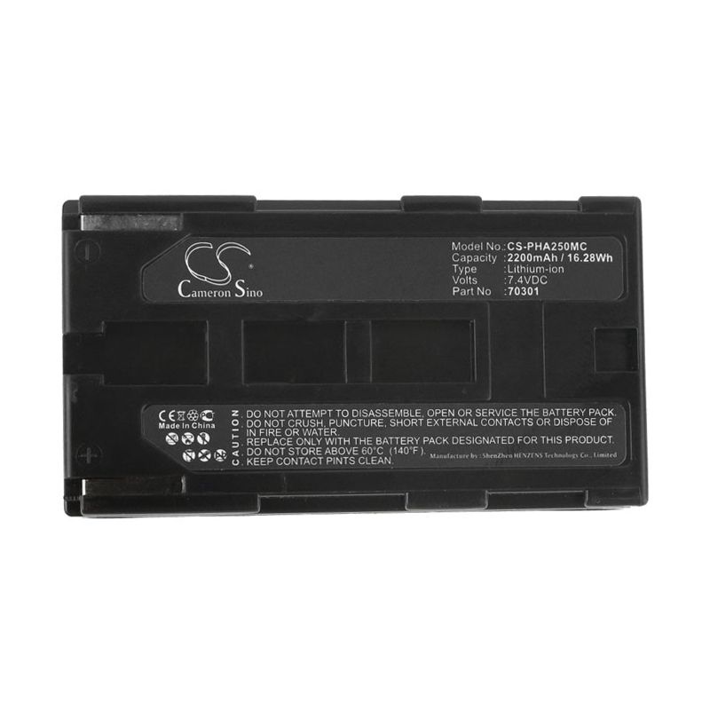 Li-ion Battery fits Phase One, Iq, Iq3, Iq4 7.4V, 2200mAh Camera Cameron Sino Technology Limited