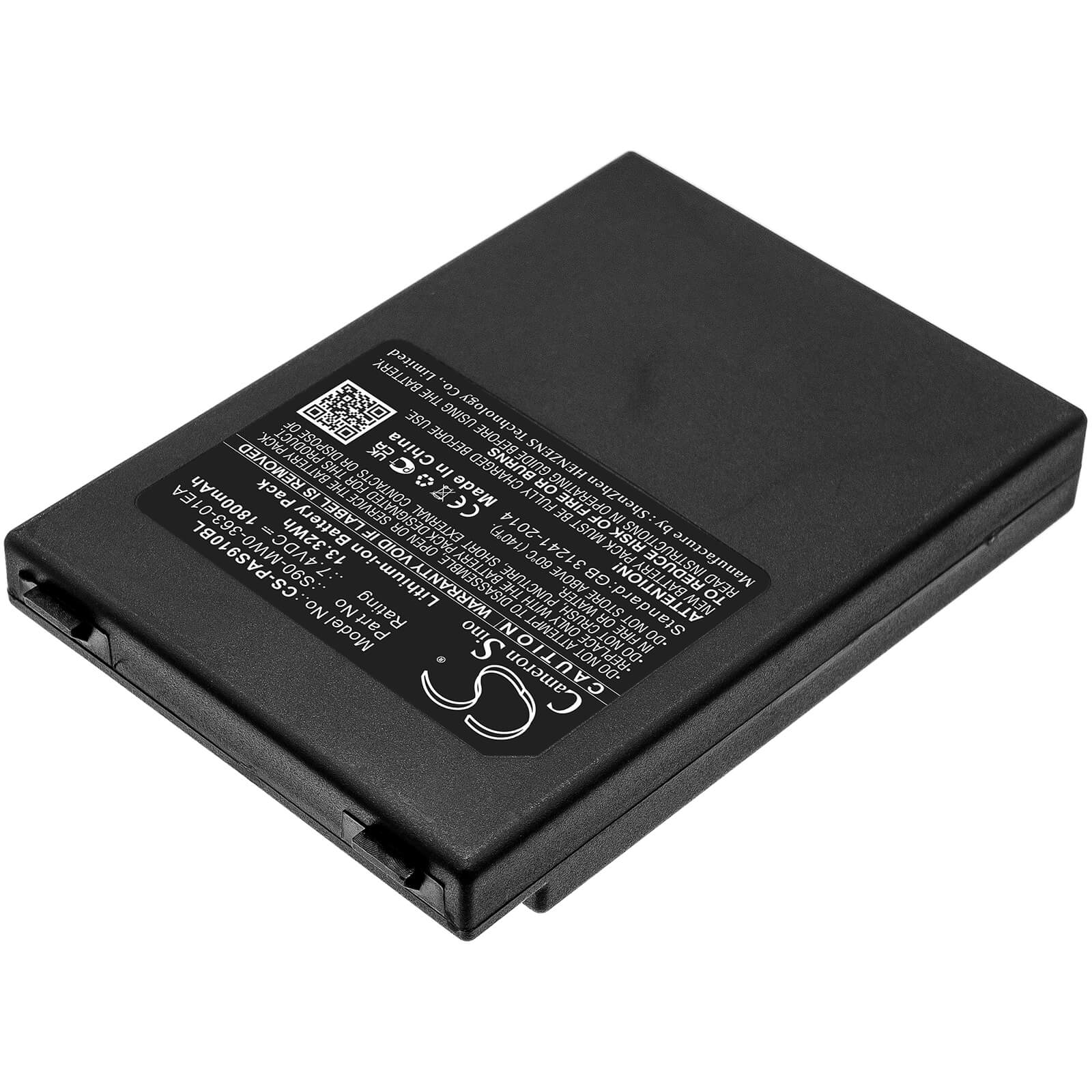 Li-ion Battery fits Pax, S90 3g 7.4V, 1800mAh / 13.32Wh Payment Terminal Cameron Sino Technology Limited