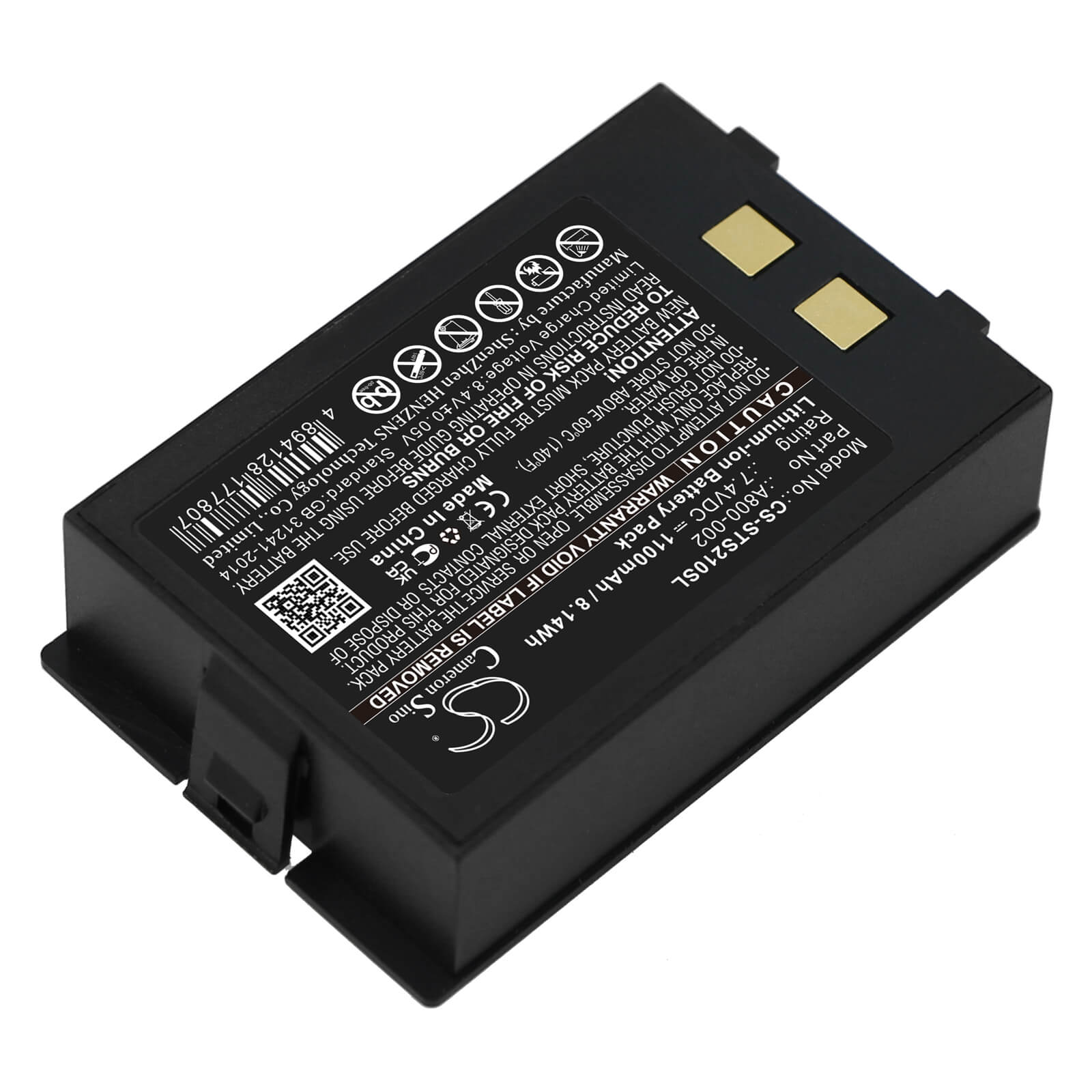 Li-ion Battery fits Star, Sm-s210i 7.4V, 1100mAh / 8.14Wh Portable Printer Cameron Sino Technology Limited