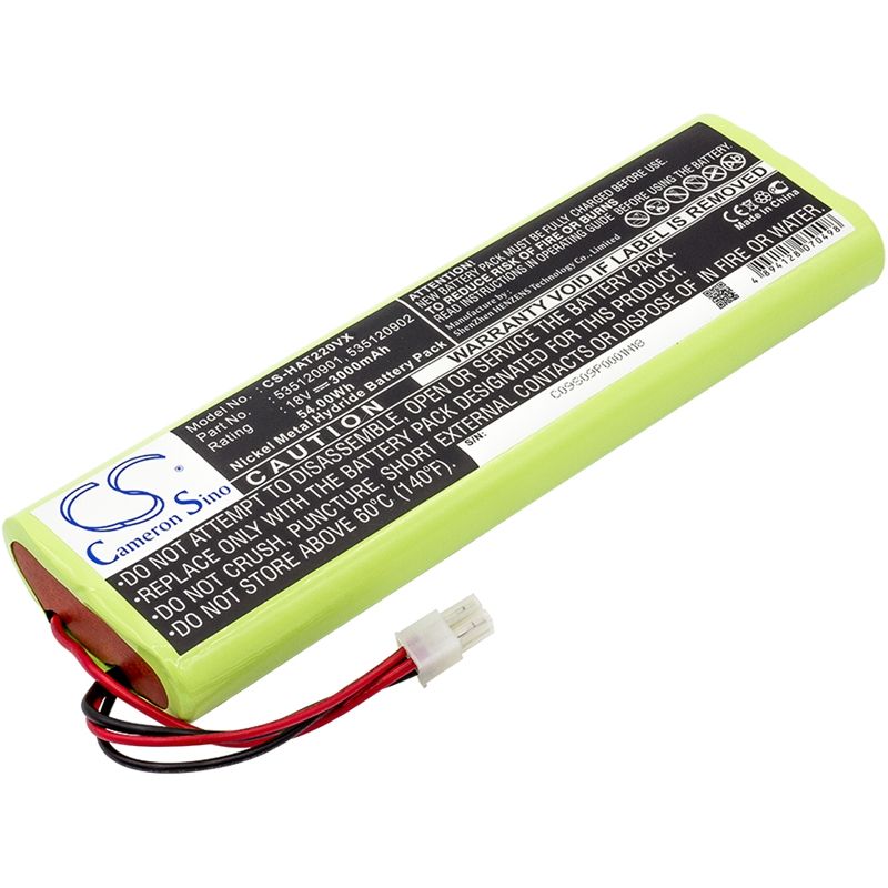 Ni-MH Battery fits Gardena, Robotic R160 2013, Robotic R160 2014, Robotic R160 2015 18.0V, 3000mAh Lawn Mowers Cameron Sino Technology Limited