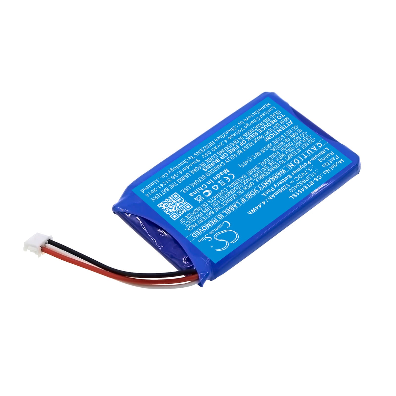Li-Polymer Battery fits Range Rover, Ah42-19g291-aa, Lr 02 31 91 3.7V, 1200mAh / 4.44Wh Touch Screen Remote Control Cameron Sino Technology Limited