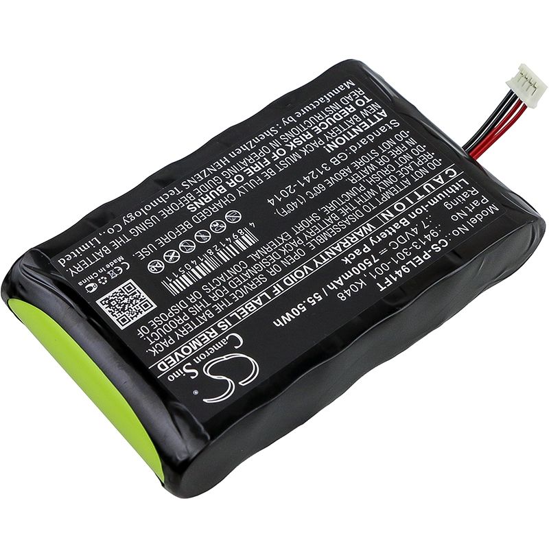 Li-ion Battery Fits Peli, 9410, 9410l, 7.4v, 7500mah Flashlight Cameron Sino Technology Limited