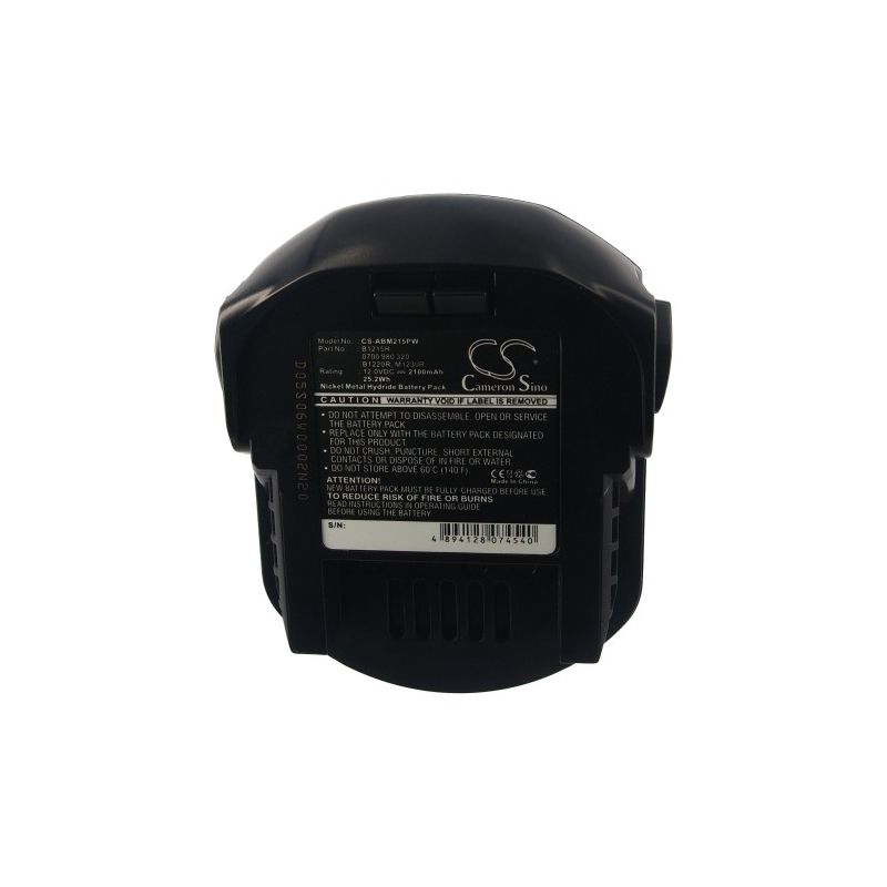 Ni-MH Battery fits Aeg, B1214g, B1215r, B1220r 12.0V, 2100mAh Power Tools Cameron Sino Technology Limited