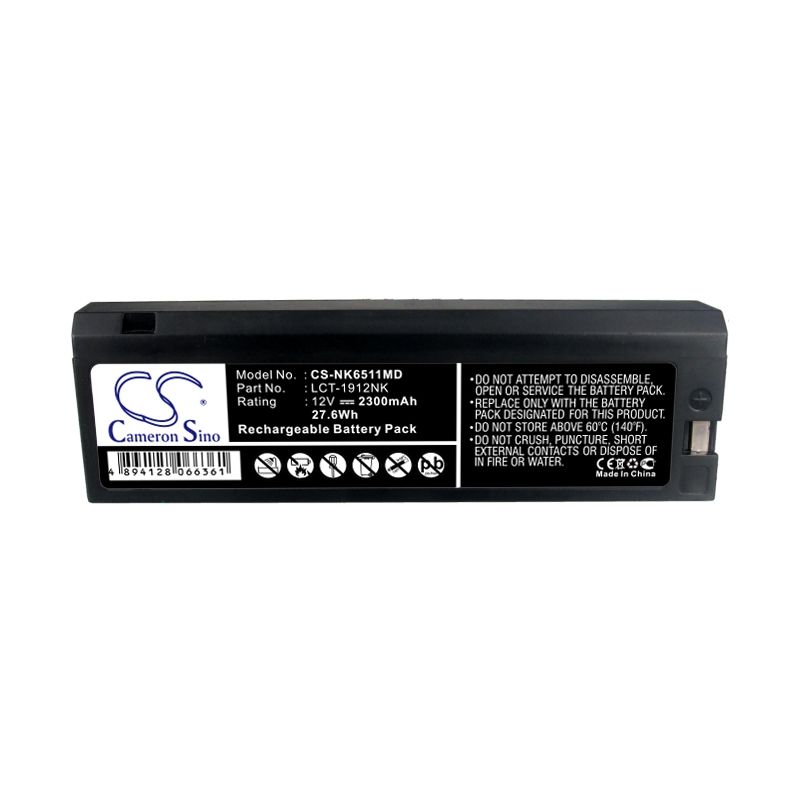 Sealed Lead Acid Battery fits Nihon Kohden, Bsm-1100, Bsm-4100, Bsm-73 12.0V, 2300mAh Medical Cameron Sino Technology Limited