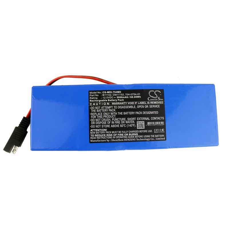 Sealed Lead Acid Battery fits Impact Medical, 326, 326 Portable Aspirator, 326m 12.0V, 5000mAh Medical Cameron Sino Technology Limited
