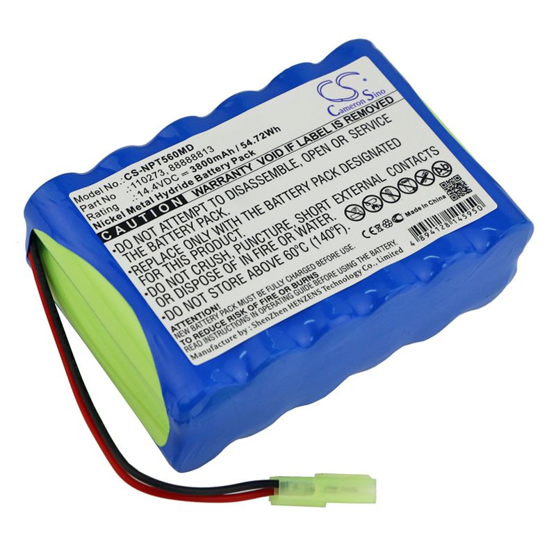 Ni-MH Battery fits Nellcor Puritan Bennett, Mediana N5500, Mediana N5600, N5500 14.4V, 3800mAh Medical Cameron Sino Technology Limited