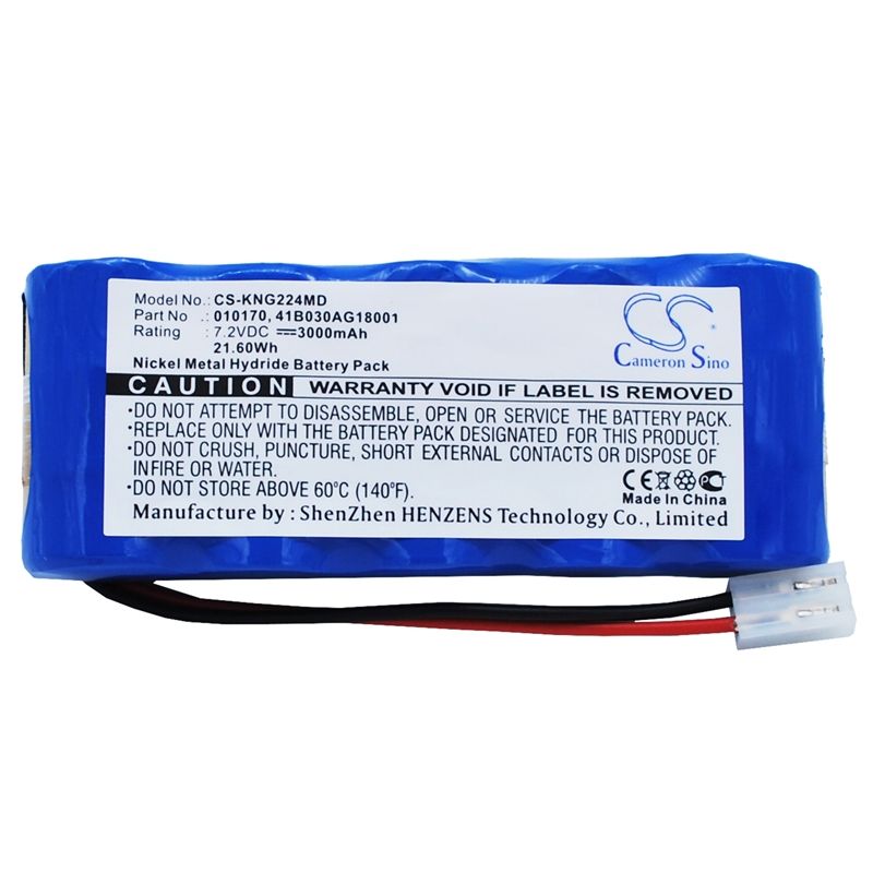 Ni-MH Battery fits Kangaroo, 224 Feeding Pump, 321 Feeding Pump, 324 Feeding Pump 7.2V, 3000mAh Medical Cameron Sino Technology Limited