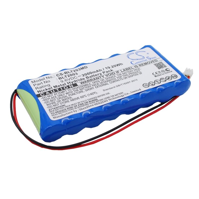Ni-MH Battery fits Biolat, Blt2003, Blt2003 Ecg Ekg, 9.6V, 2000mAh Medical Cameron Sino Technology Limited