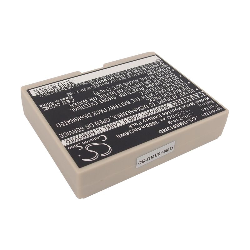 Ni-MH Battery fits Ge, Cardioserv, Hellige Defibrillator, Scp-913 12.0V, 3000mAh Medical Cameron Sino Technology Limited