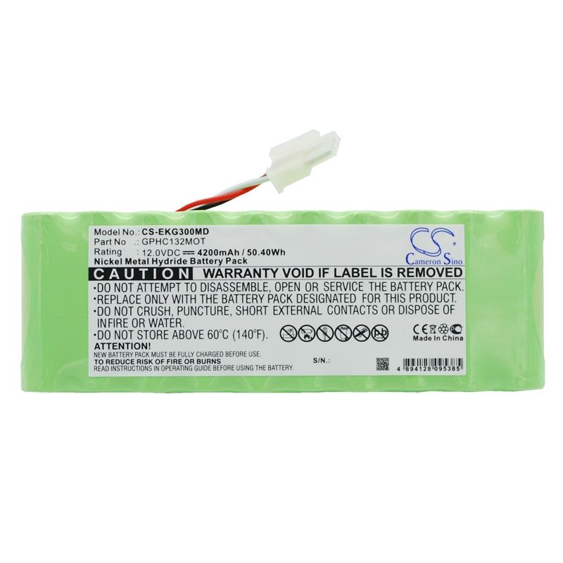 Ni-mh Battery Fits Bionet, Ekg3000, Bionet 12.0v, 4200mah Medical Cameron Sino Technology Limited