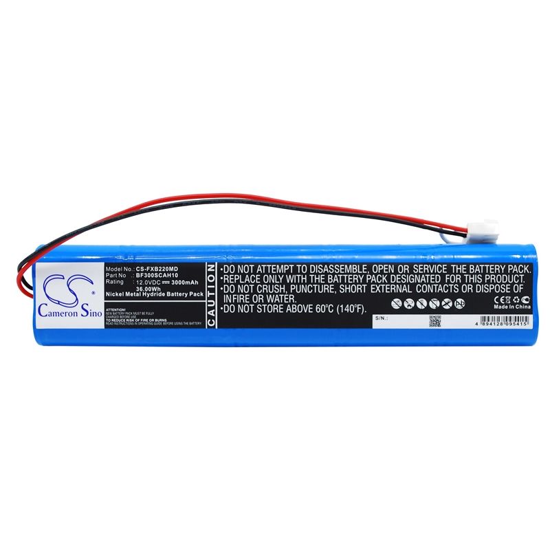 Ni-MH Battery fits Fukuda, Ecg Cardimax Fcp-2101, Ecg Cardimax Fcp-2201, Ecg Cardimax Fcp-2201g 12.0V, 3000mAh Medical Cameron Sino Technology Limited