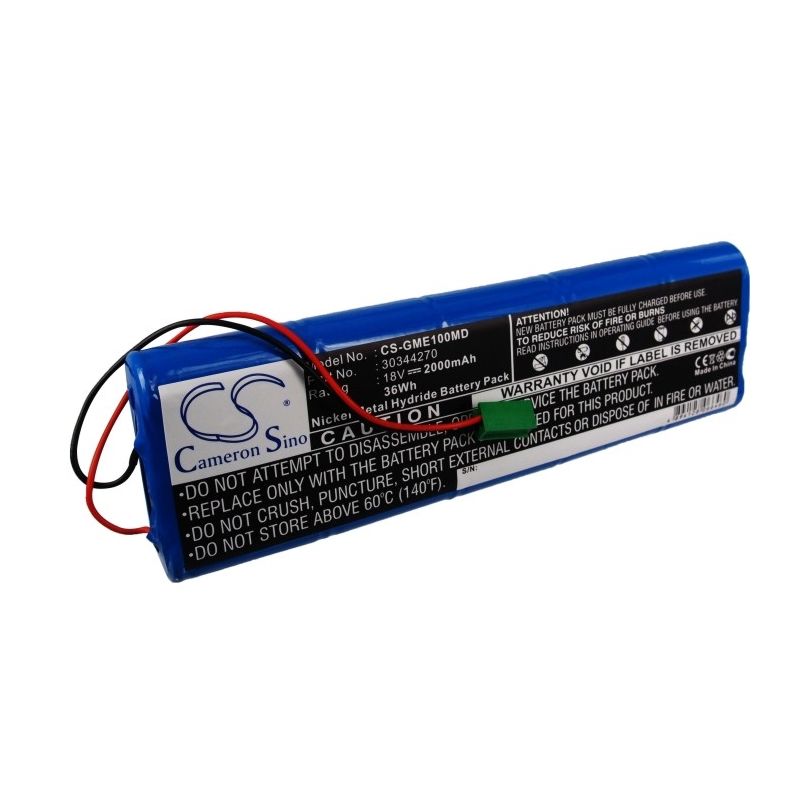 Ni-mh Battery Fits Ge, Defibrillator Mac 1200st, Mac1000, Mac1100 18.0v, 2000mah Medical Cameron Sino Technology Limited