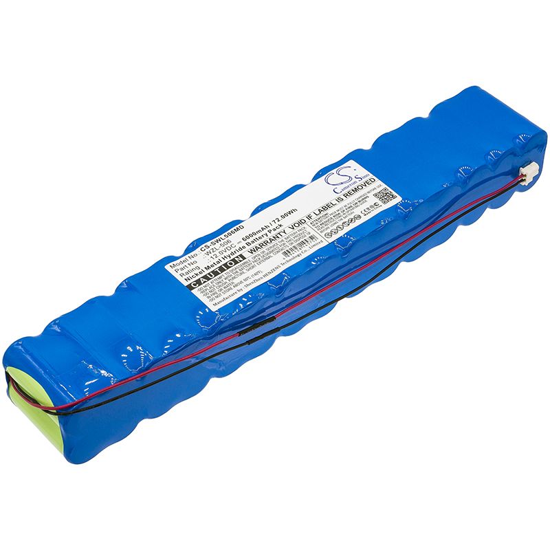Ni-MH Battery fits Smiths, Wzl-506 12.0V, 6000mAh Medical Cameron Sino Technology Limited