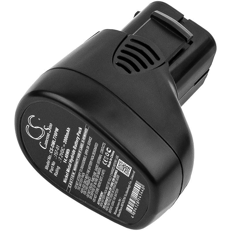 Ni-MH Battery fits Dremel, Multipro 7700-01, Multipro 7700-02, 7.2V, 2000mAh Power Tools Cameron Sino Technology Limited