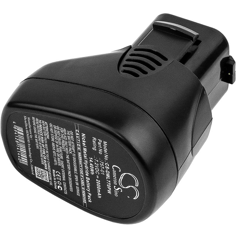 Ni-MH Battery fits Dremel, Multipro 7700-01, Multipro 7700-02, 7.2V, 2000mAh Power Tools Cameron Sino Technology Limited
