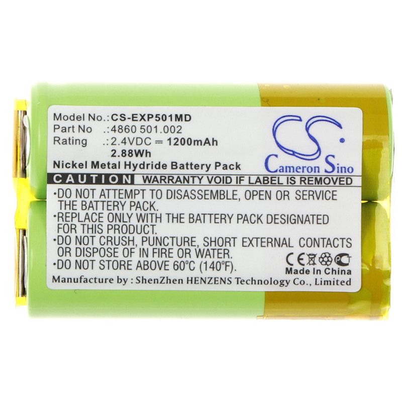 Ni-mh Battery Fits Eppendorf, 4860, Research Pro, 2.4v, 1200mah Medical Cameron Sino Technology Limited