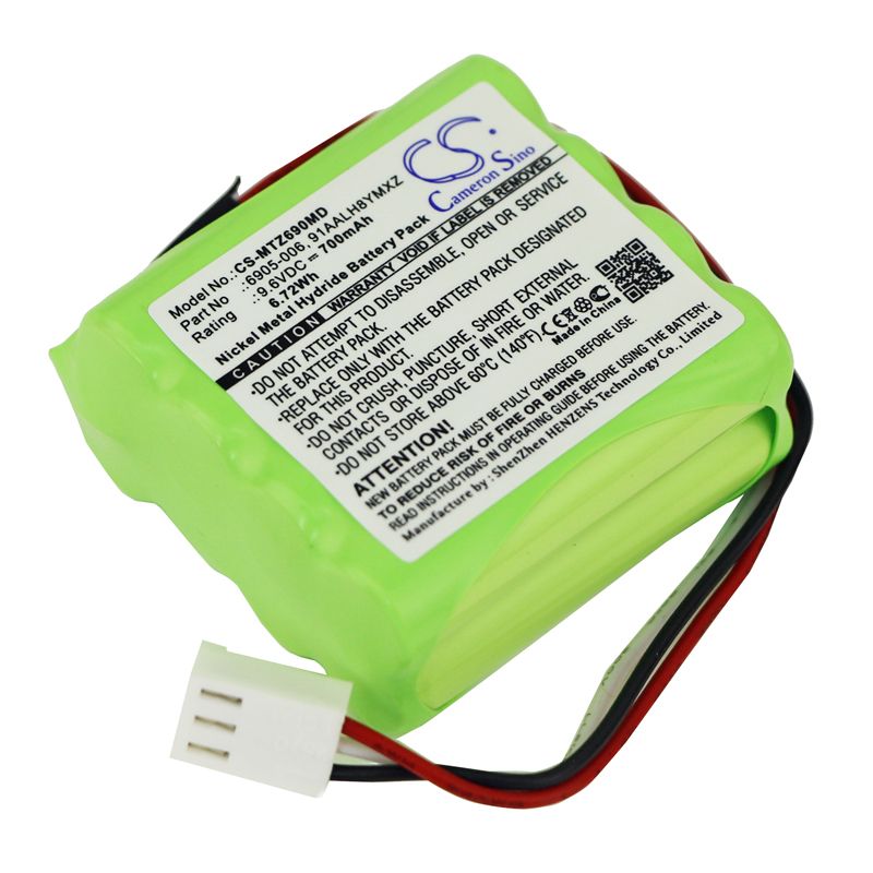 Ni-mh Battery Fits Morita, Dentaport Root Zx, Dentaport Zx, 9.6v, 700mah Medical Cameron Sino Technology Limited