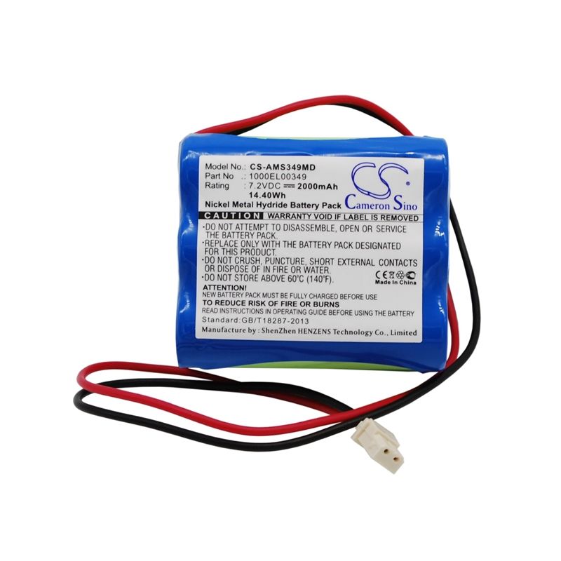 Ni-MH Battery fits Alaris Medicalsystems, Carefusion, Gw Volumetric Pump, Ivac Pompe Asena Gw 7.2V, 2000mAh Medical Cameron Sino Technology Limited