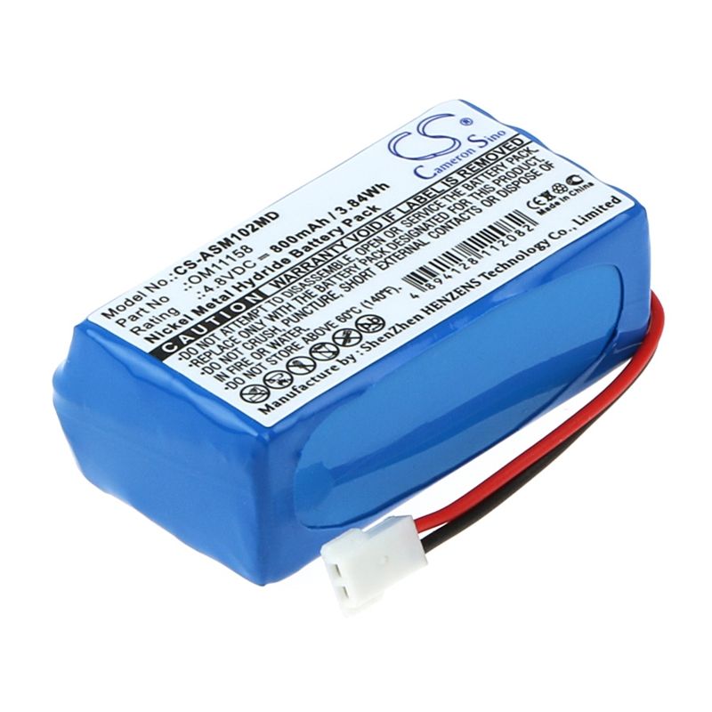 Ni-MH Battery fits Air Shields-vickers, Jm102 Jaundice Mete, Air Shields-vickers 4.8V, 800mAh Medical Cameron Sino Technology Limited