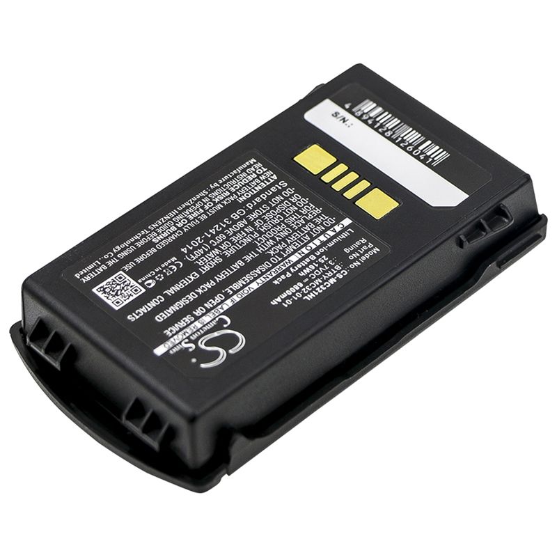 6800Mah, Li-ion Battery fits Motorola, Mc3200, Mc32n0, Zebra 3.7V Barcode Scanner Cameron Sino Technology Limited