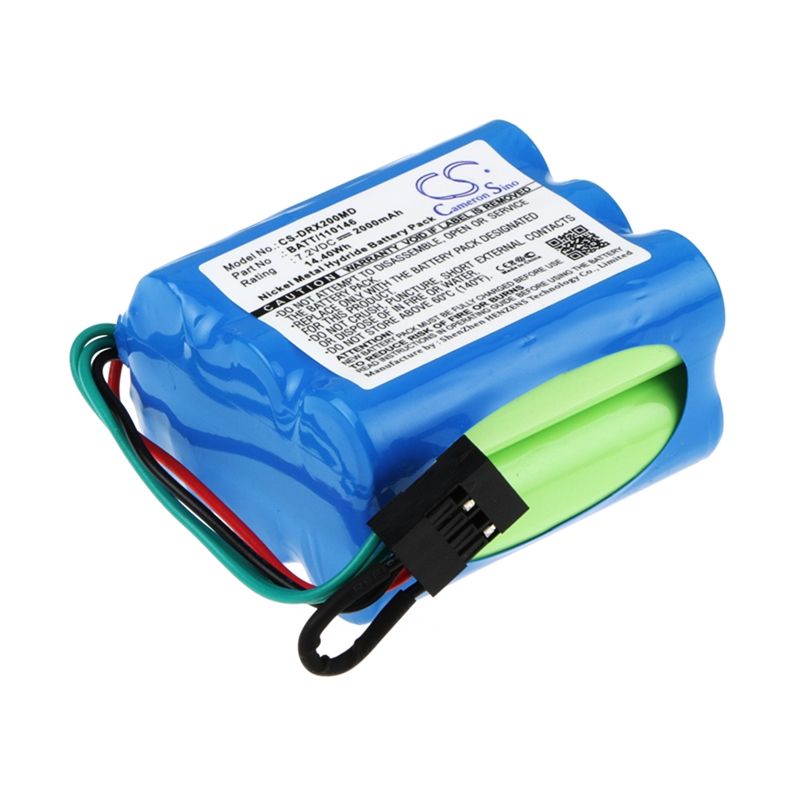 Ni-MH Battery fits Drager, Microvent, Oxylog 2000, Ohmeda 7.2V, 2000mAh Medical Cameron Sino Technology Limited