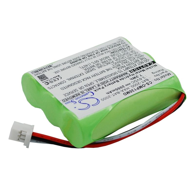 Ni-MH Battery fits Omron, Hbp-1300, Hbp-1300 Blood Pressure Monitor, 3.6V, 2000mAh Medical Cameron Sino Technology Limited